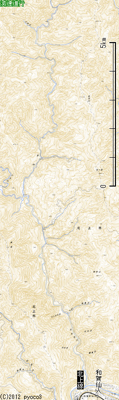北本内森林鉄道路線図