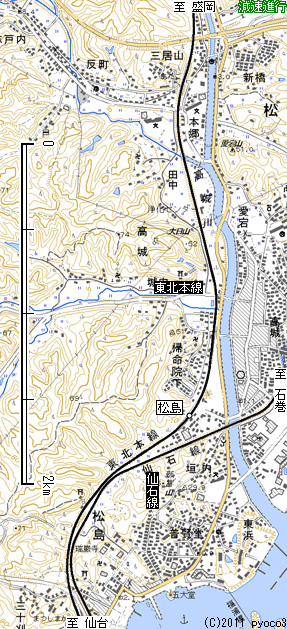 松島電車路線図