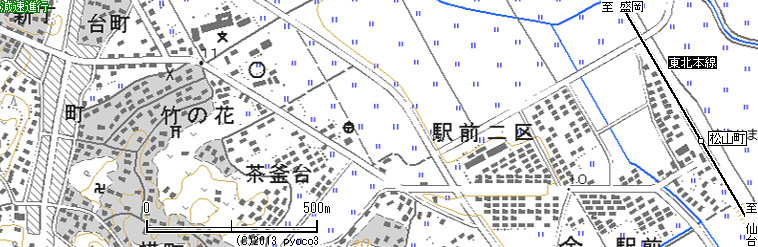 松山人車軌道路線図